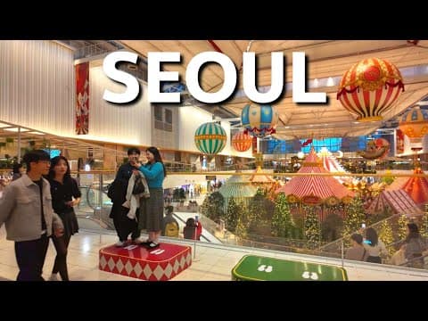 금요일 인파 속 더현대서울 워킹투어 | the hyundai seoul | 더현대 서울 맛집, 쇼핑, 브이로그, 데이트, 서울여행, 백화점 투어, seoul korea 4k