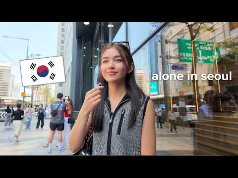 KOREA VLOG | alone in seoul, shopping, cute cafe, photoshoot