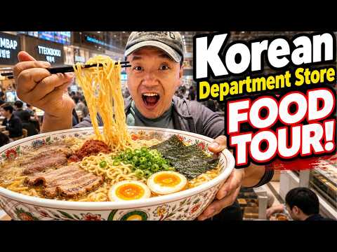 I Spent 30 HOURS Eating at Korean UNDERGROUND FOOD CITIES in Seoul South Korea