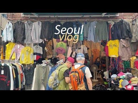 [Korea vlog] Dongmyo market - where the retro stylish people shops in Seoul🛍 Seoul Vintage market