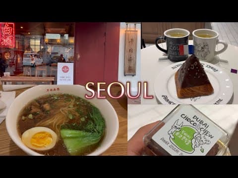 NY Vlog 뉴욕브이로그 | Niroumianguan Gwanghwamun Branch 진중 우육면관 광화문점 | France Louvre Baguette 프랑스 루브르 바게트 