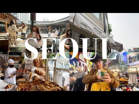 【Day 2】Korea Vlog🇰🇷Myeong-dong, ONION Cafe, ARTIST Bakery in Anguk.