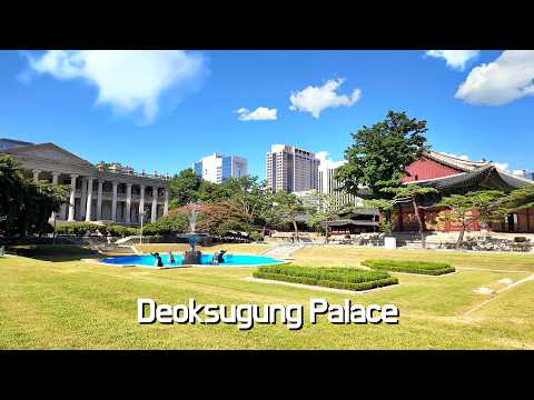 덕수궁~ 화창한 여름 궁궐산책 | Deoksugung Palace~ A sunny summer palace walk | 4K