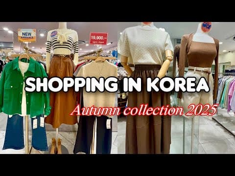 Shopping in korea 🇰🇷 vlog, GOTOMALL Autumn collection 2025 🛍️ 
