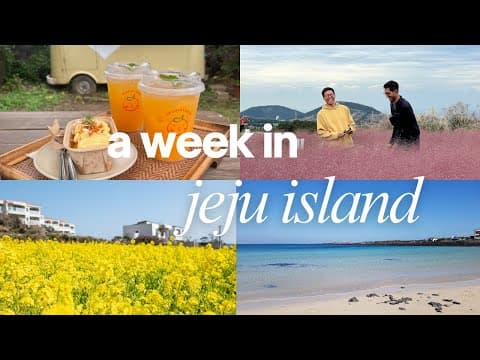 First time in JEJU ISLAND with friends: What to do + eat in 3 days🇰🇷