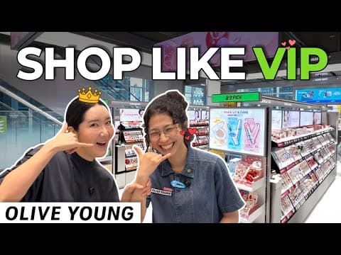 Get Treated like VIP with your own OLIVE YOUNG's Personal Shopper for FREE💎✨