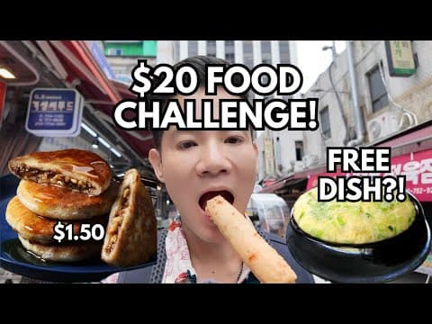 INSANE $20 Namdaemun Market Food Tour! | CHEAP Street Eats in Seoul South Korea (2025
)