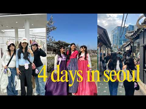 4 days in seoul 🇰🇷🌸☕️ (seongsu shopping, ikseondong hanok village, kdrama spots, cherry blossoms)