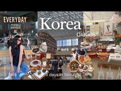 SEOUL Vlog 🥐🇰🇷| cafe hopping, shopping, best food spots, 2 day travel vlog in South Korea