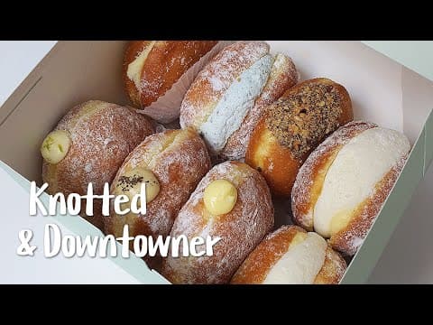 [안국역 맛집] 노티드 도넛 리뷰🍩 (웨이팅 없이 구매하는 꿀팁 포함⭐) | 다운타우너 먹방 | Knotted donut & Downtowner Mukbang