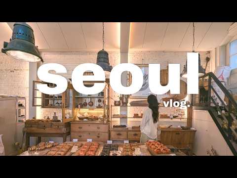 seoul vlog | hanok cafés, must-try food, shopping (insadong, itaewon, apgujeong)
