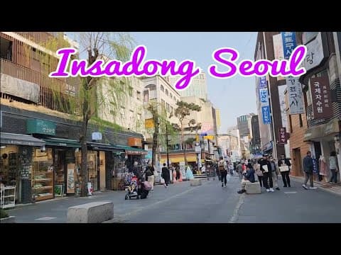 Insadong a must-go place for everyone visiting Seoul Korea