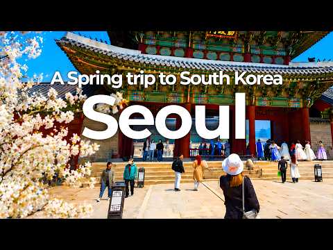 Spring Days in Seoul part 3 | Silent Vlog | Aesthetic | South Korea Travel Vlog