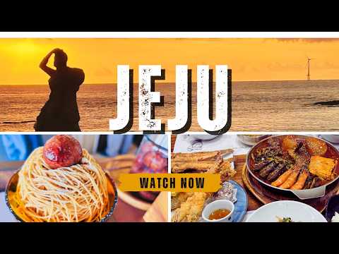 Jeju: Golden Sunsets, Sweet Things & Good Food