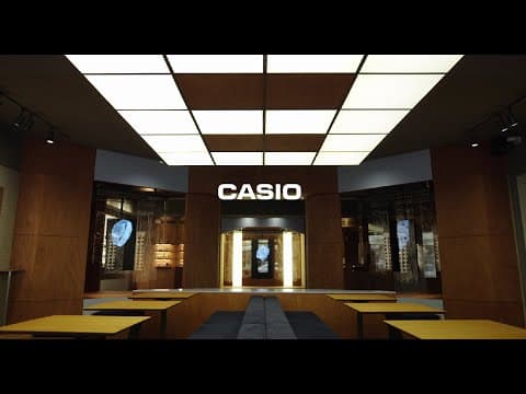 전 세계 최초! 카시오 복합 공간, 한국에서 최초 공개! | CASIO STORE DOSAN & CAFE 00:00 Full ver.