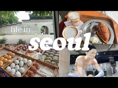 seoul vlog 🇰🇷 | seongsu shopping, artist bakery, camel coffee, cafe hopping, seochon, viral mochi
