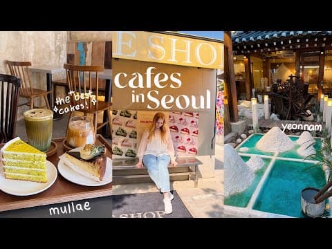 cafe hopping in seoul 🍰 cafes in yeonnam-dong & mullae, shopping in hongdae & secret forest library