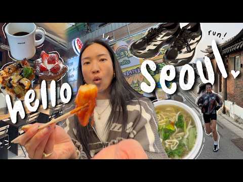 SEOUL VLOG 🇰🇷 solo trip, running, korean food, cafe and shopping!