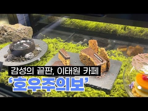 365일 비오는 이태원 카페 '호우주의보'
