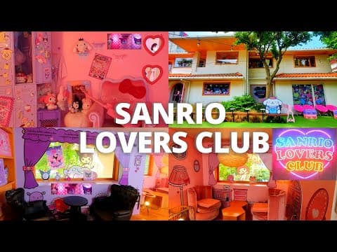 SANRIO LOVERS CLUB Cafe+Gift Shop🇰🇷|홍대 산리오 러버스 클럽 #SanrioLoversClub #MyMelody #Sanrio #hongdae#korea