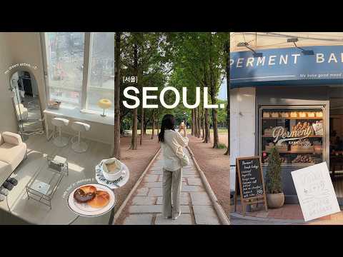 my first KOREA vlog🌟🧃 top 5 cafes, yeonnam + seongsu tour, glowny, quiet life in seoul (kor/eng)