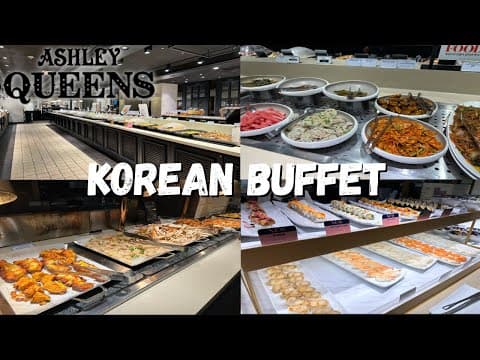 KOREAN BUFFET 🇰🇷 ASHLEY QUEENS 🌮🥗🍕🥘🍣🧇🍦 애슐리퀸즈