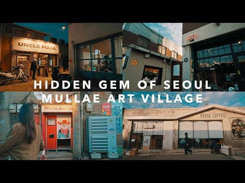 [4K] Seoul Tour | Local's New Favorite - Mullae Art Village ( Street, People, Shops )