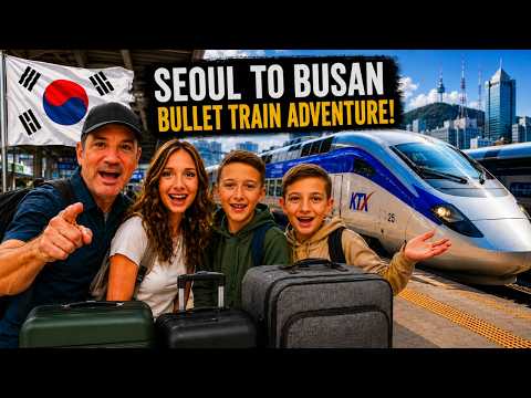 First Time Riding South Korea's Bullet Train 🇰🇷 Seoul to Busan