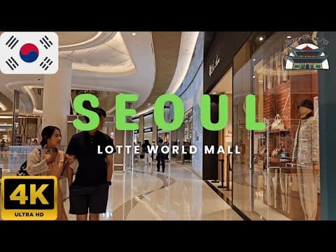 [4K] Lotte World Mall: Seoul’s Ultimate Shopping & Entertainment Hub