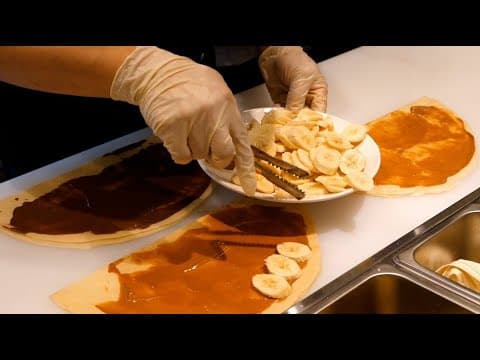 크레페 만들기 달인, 많은 지점 보유 / 위크레페 / Real Crepe Master-Korean Street Food