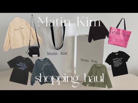 𝑯𝒂𝒖𝒍 🛒 마뗑킴 Matin Kim 내돈내산 쇼핑 하울🖤 점퍼부터 가방까지 100만원어치 쇼핑🫠| 가을 데일리룩🍂