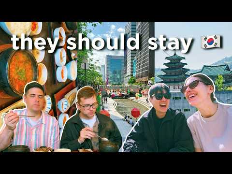 should they stay in korea? 🇰🇷 exploring seoul | BEST local food, hanok village, history