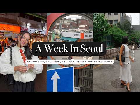 SEOUL SOUTH KOREA VLOG: Rael Brand Trip, Vintage Shopping, Salt Bread & Making New Friends