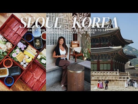 KOREA VLOG: hair + skin analysis, café hopping, hotel room tour, shopping, places to eat in Seoul