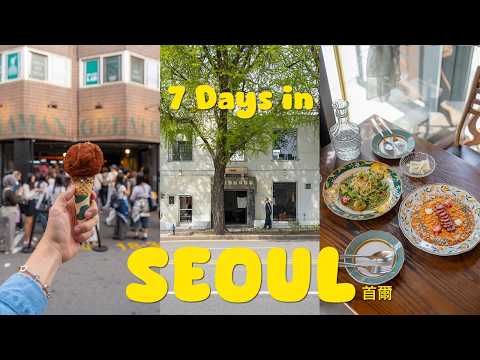 7 days in Seoul 🇰🇷 首爾 (local food, cute cafes, hidden gems, spring) | korea trip