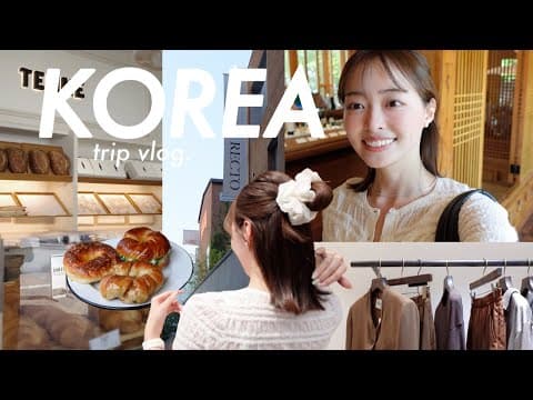 【KOREA TRIP】4人で韓国女子旅✈️🧳初韓国2人に案内した観光スポット/おすすめエリア/グルメ巡りなど（韓国初心者必見/大人数ホテル/韓国で必要なアプリ紹介/NAVAR MAPなど）