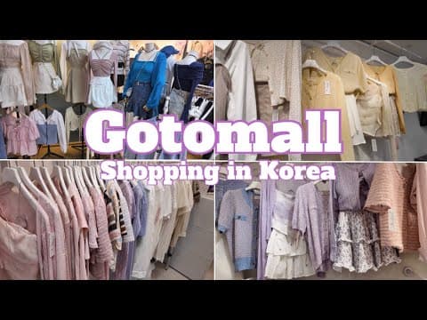 Gotomall Spring 🌷| Shopping in Korea | The Cheapest Underground Shopping Center 💋