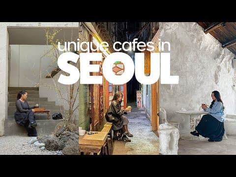 I visited 10 UNIQUE CAFES in Seoul! 🇰🇷☕ | Solo in South Korea pt. 3