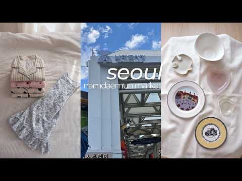 seoul vlog | 남대문시장 쇼핑 · 회현역 요즘 코스‼️ 여름 잠옷 · 그릇상가 추천 | 남대문 맛집 막내횟집·부원냉면·인생타코·피크닉·로컬스티치회현