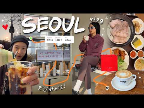 LIFE IN SEOUL | Where to Run, Shop, and Eat Korean Comfort Meals! 🏃🏻♀️☕️