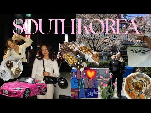 Everything we ate in South Korea! 🌸Cherry Blossom Season🌸